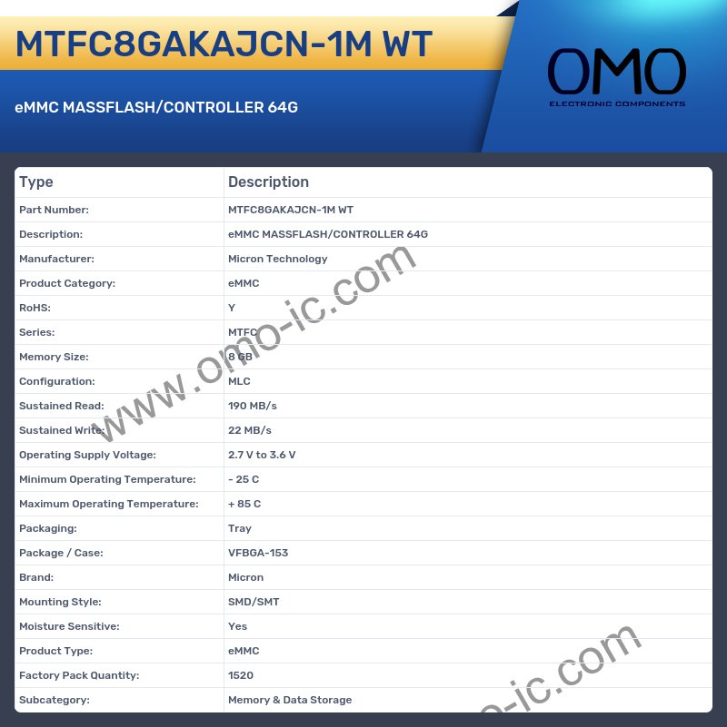 MTFC8GAKAJCN-1M WT