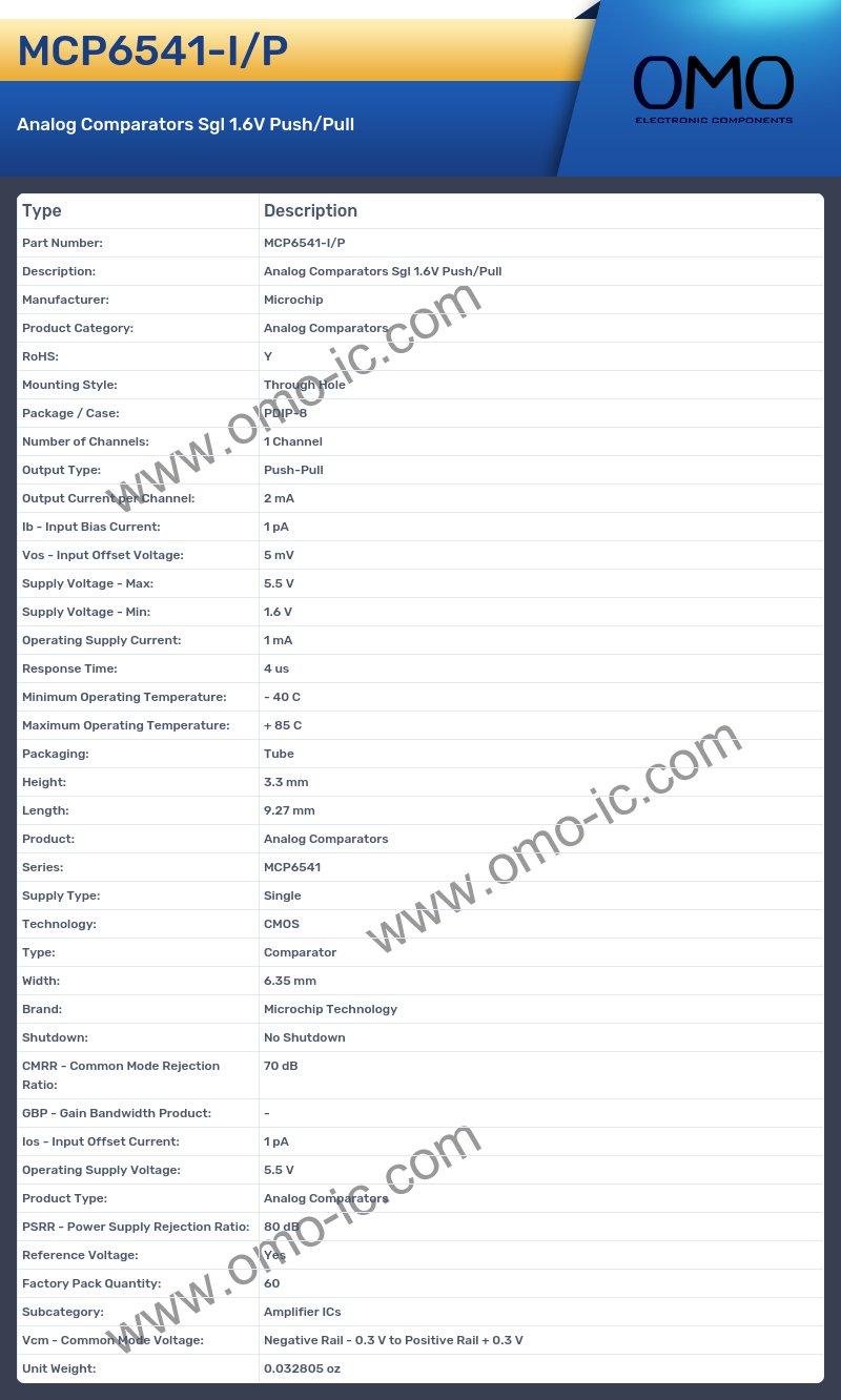 MCP6541-I/P