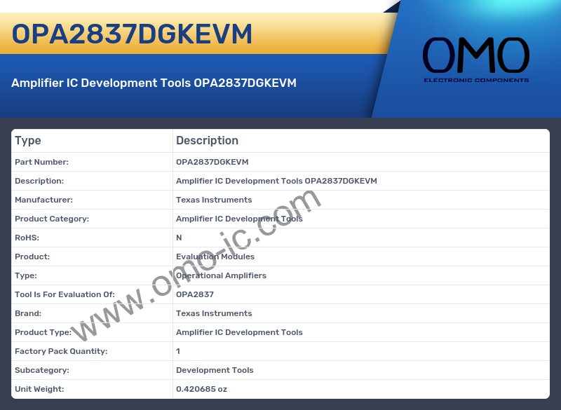 OPA2837DGKEVM