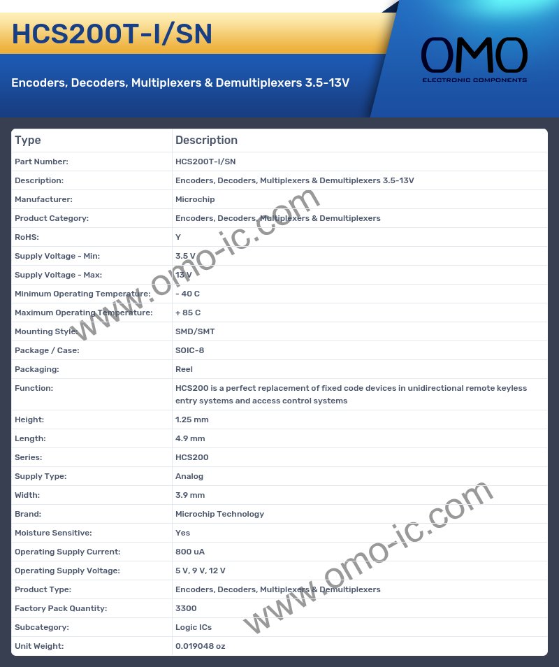 HCS200T-I/SN