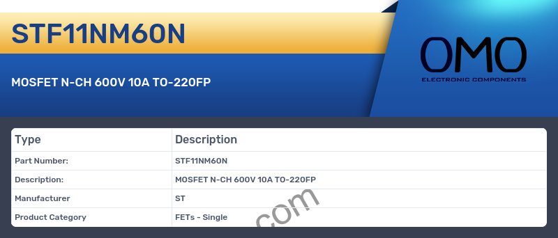 STF11NM60N