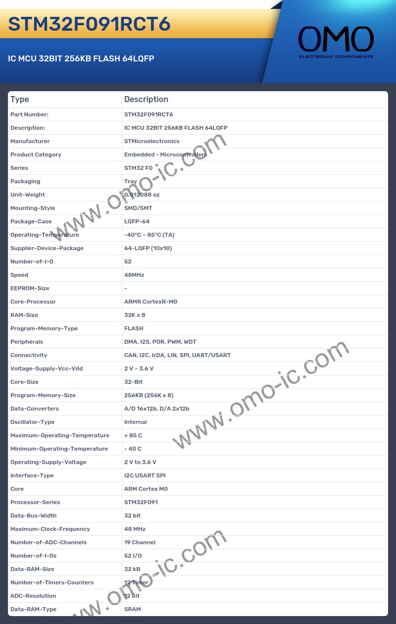 STM32F091RCT6
