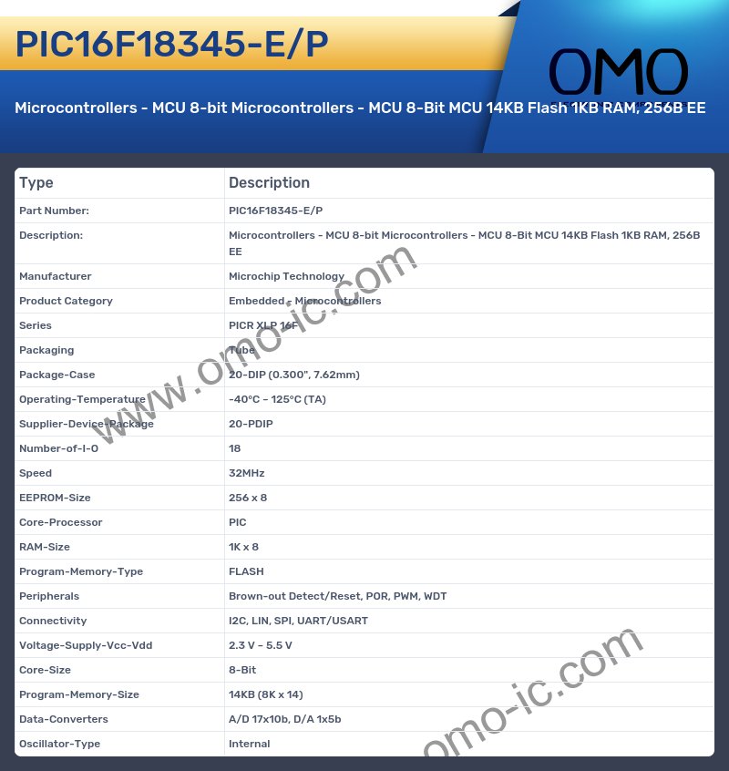 PIC16F18345-E/P