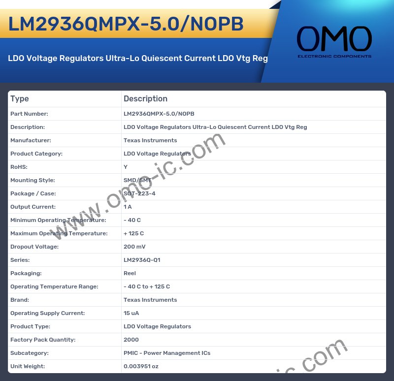 LM2936QMPX-5.0/NOPB