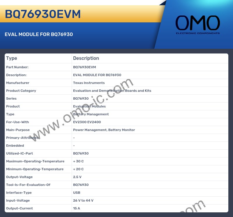BQ76930EVM