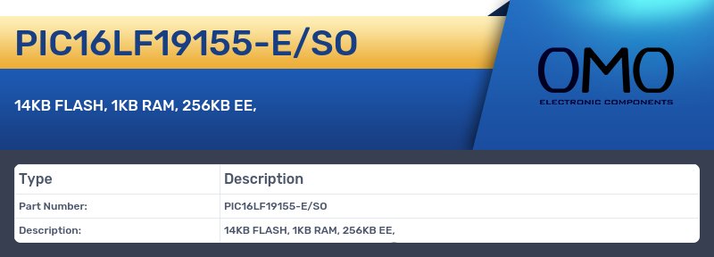 PIC16LF19155-E/SO