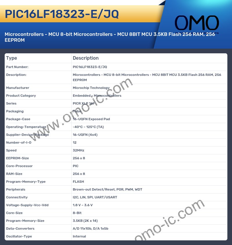 PIC16LF18323-E/JQ