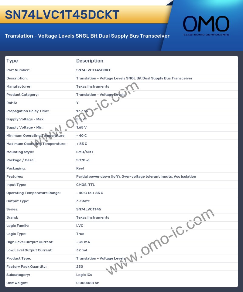 SN74LVC1T45DCKT