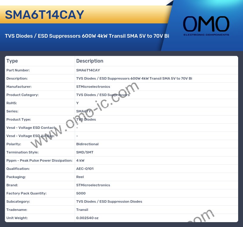 SMA6T14CAY