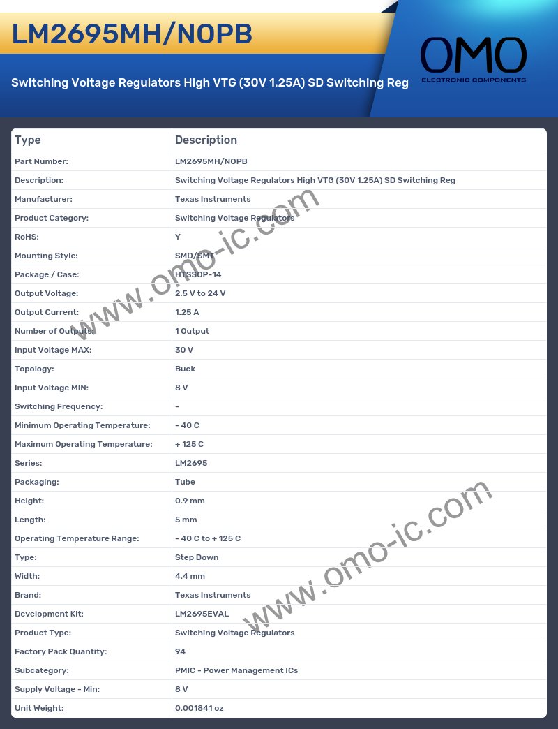 LM2695MH/NOPB