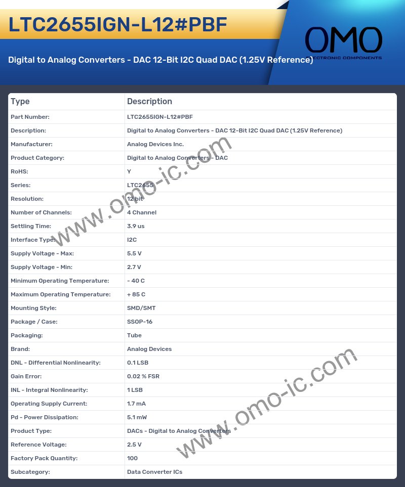 LTC2655IGN-L12#PBF