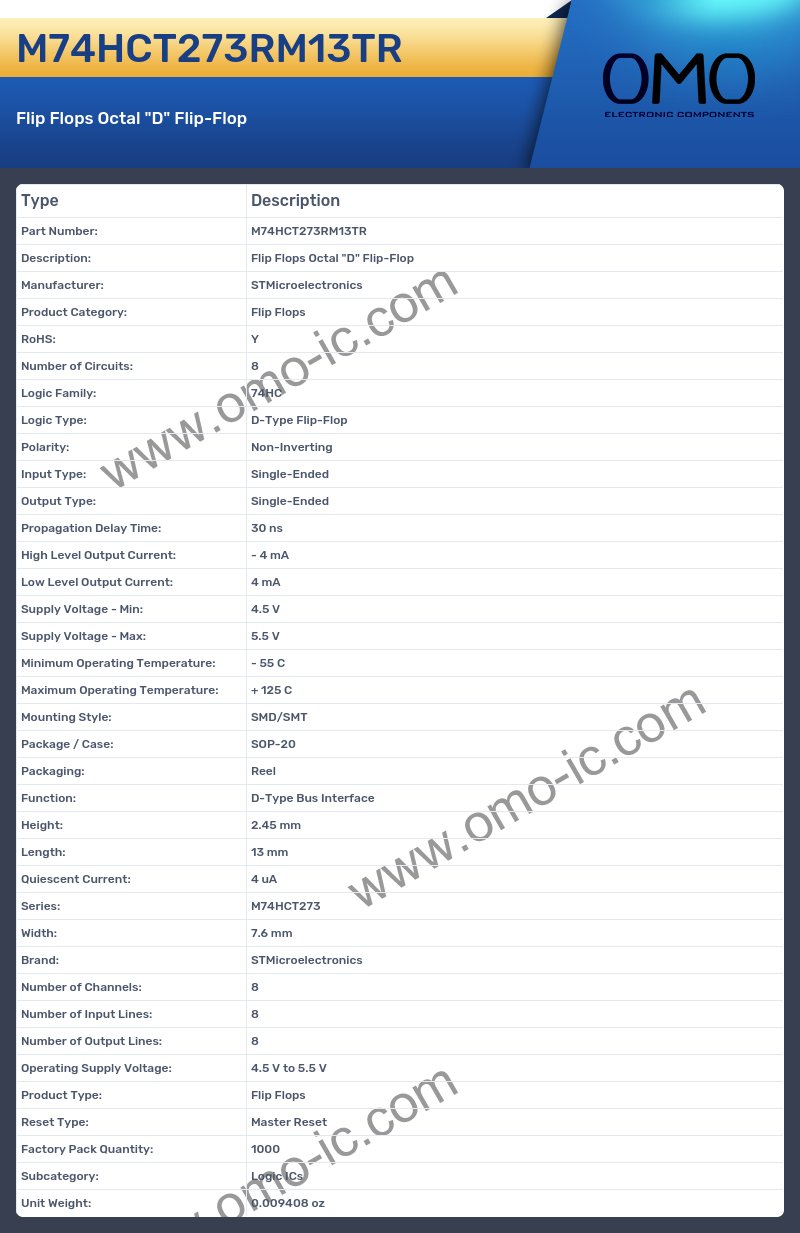 M74HCT273RM13TR