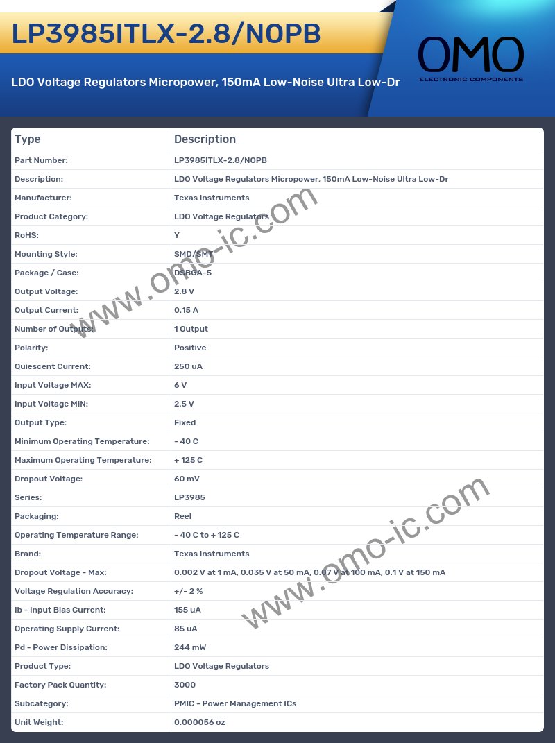 LP3985ITLX-2.8/NOPB