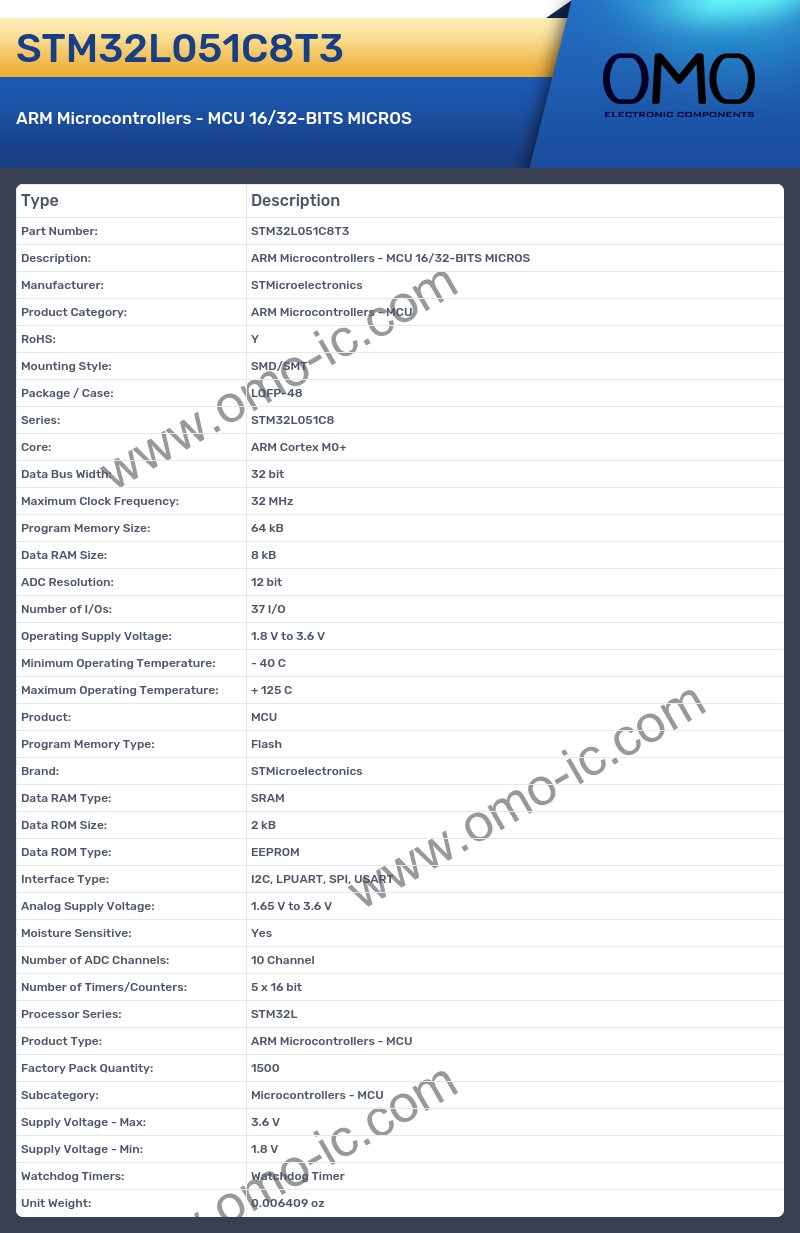 STM32L051C8T3