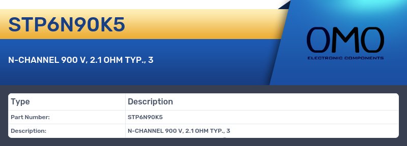 STP6N90K5
