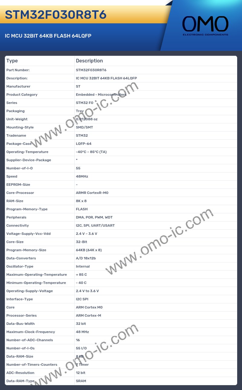 STM32F030R8T6