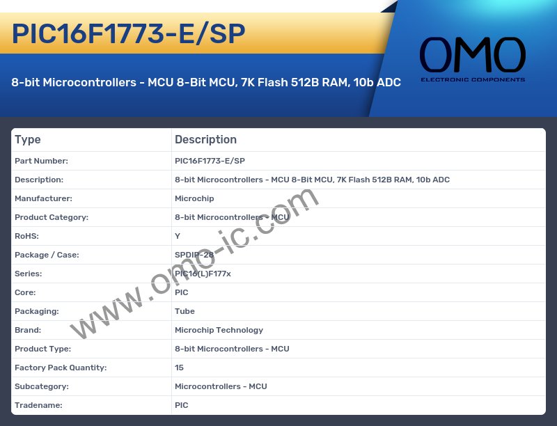 PIC16F1773-E/SP