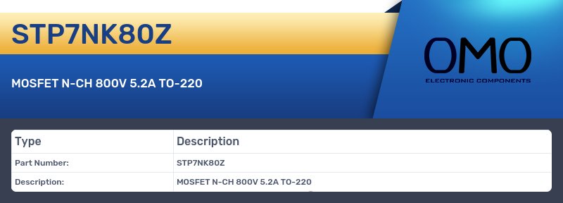 STP7NK80Z