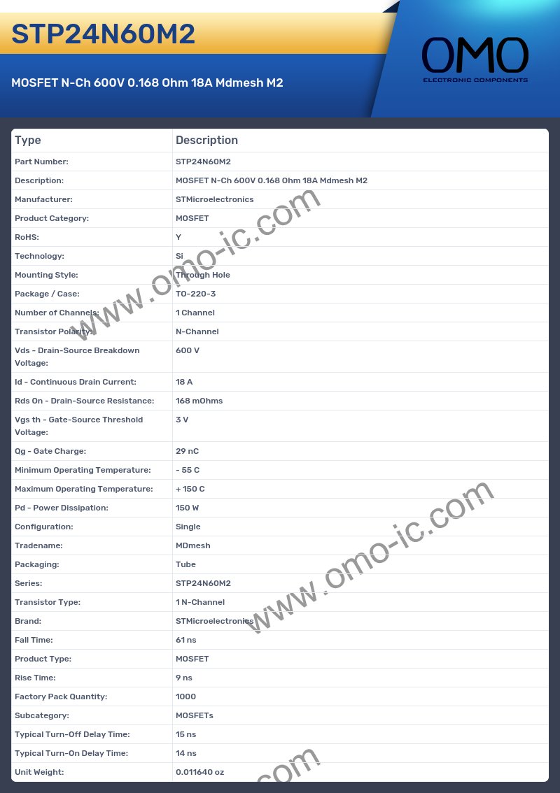 STP24N60M2