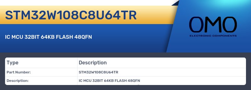 STM32W108C8U64TR