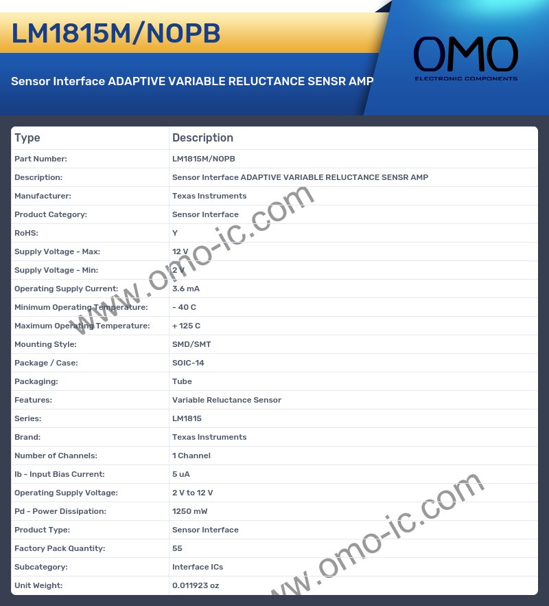 LM1815M/NOPB