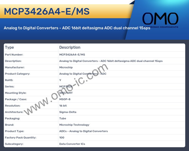 MCP3426A4-E/MS