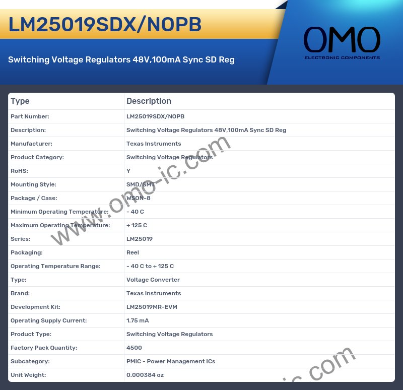 LM25019SDX/NOPB