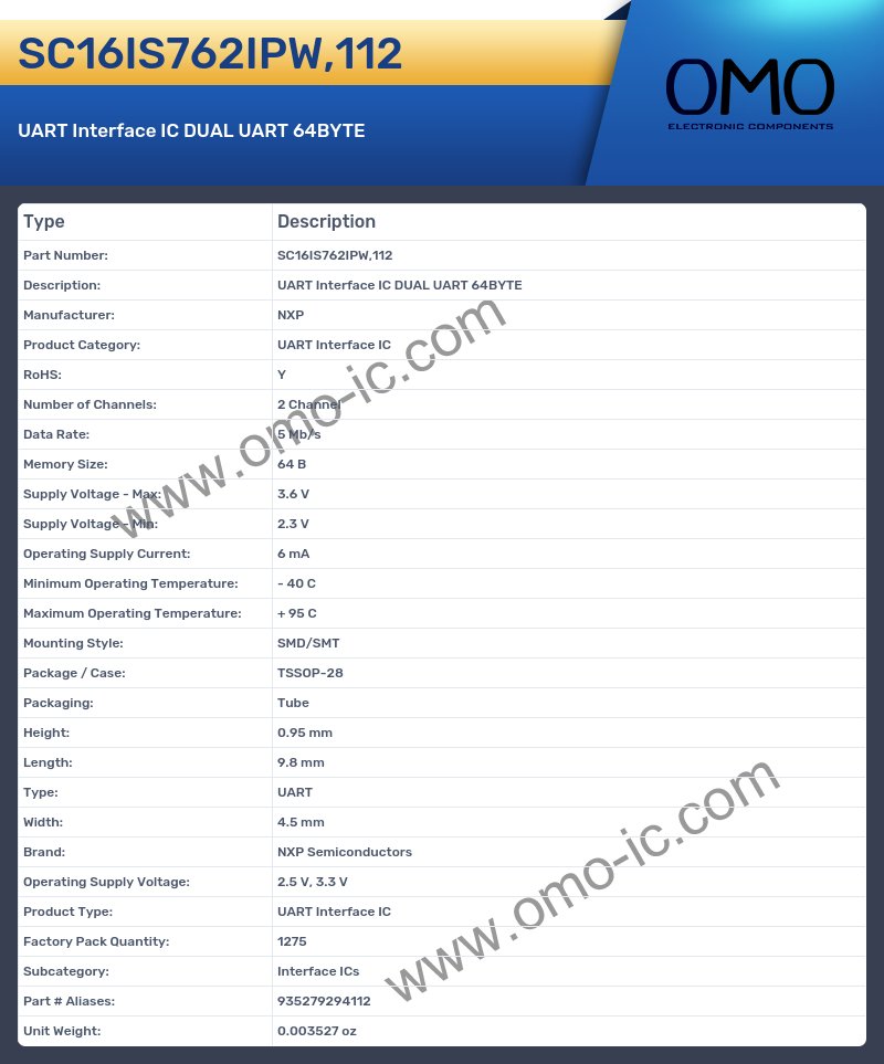SC16IS762IPW,112