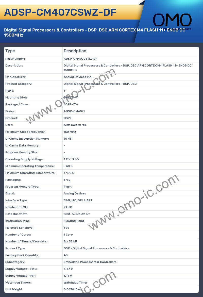 ADSP-CM407CSWZ-DF