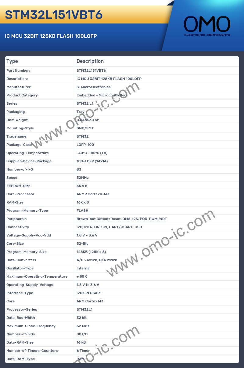 STM32L151VBT6