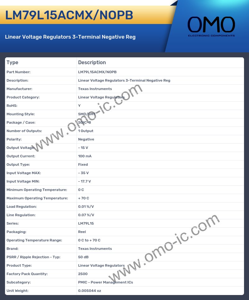 LM79L15ACMX/NOPB