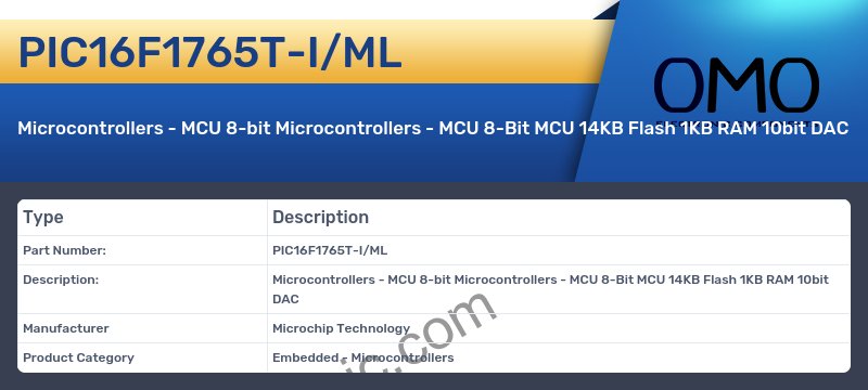 PIC16F1765T-I/ML