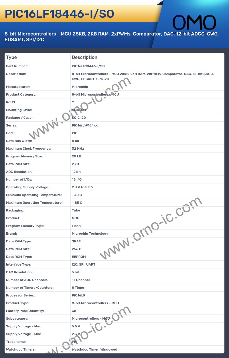 PIC16LF18446-I/SO