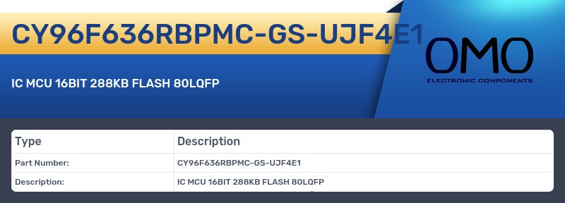 CY96F636RBPMC-GS-UJF4E1