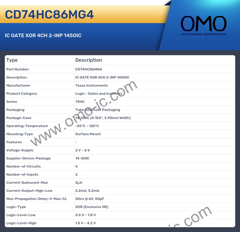 CD74HC86MG4