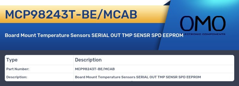 MCP98243T-BE/MCAB
