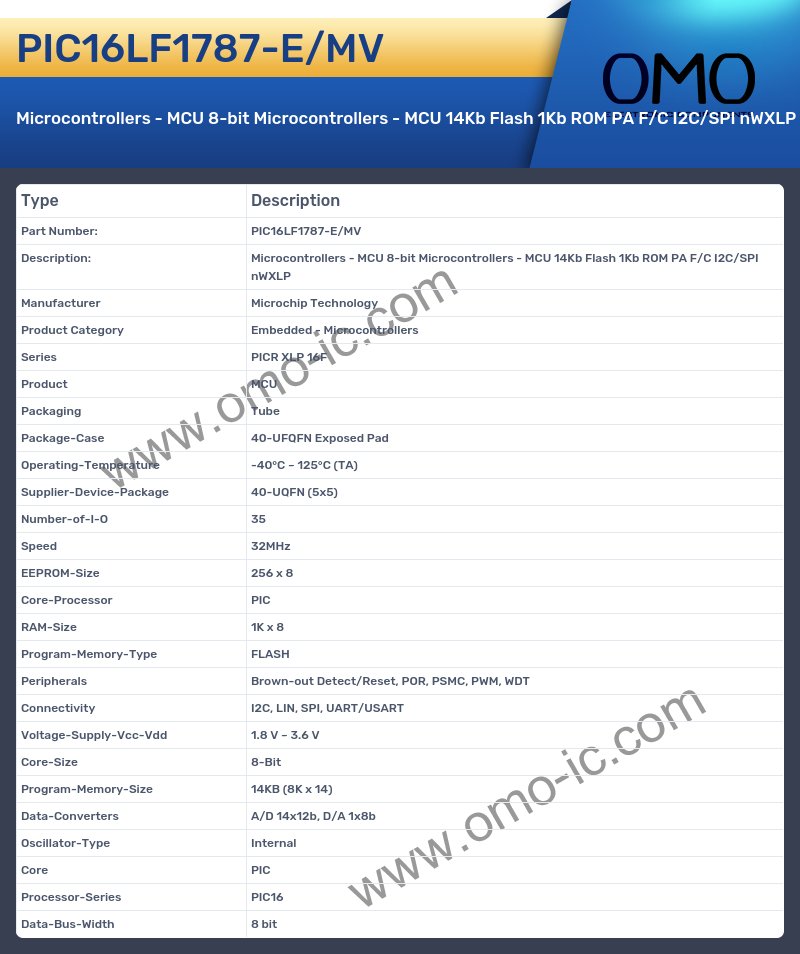PIC16LF1787-E/MV
