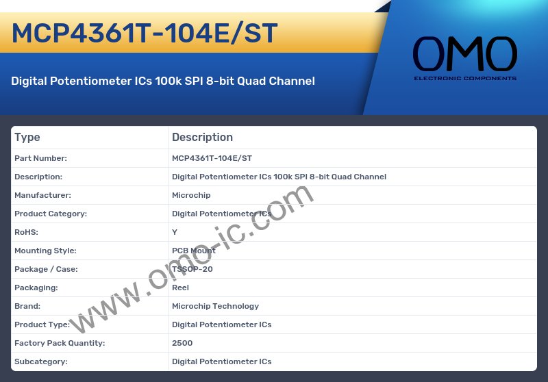 MCP4361T-104E/ST