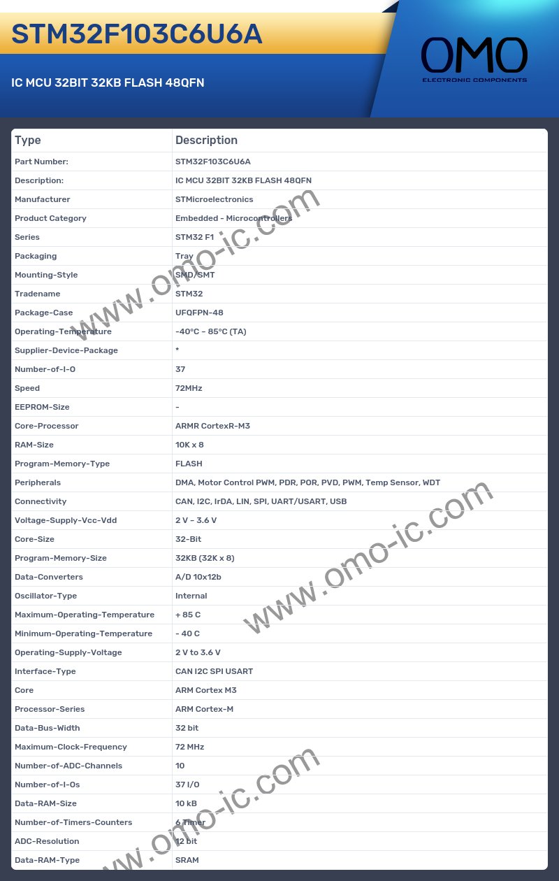 STM32F103C6U6A