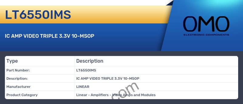LT6550IMS