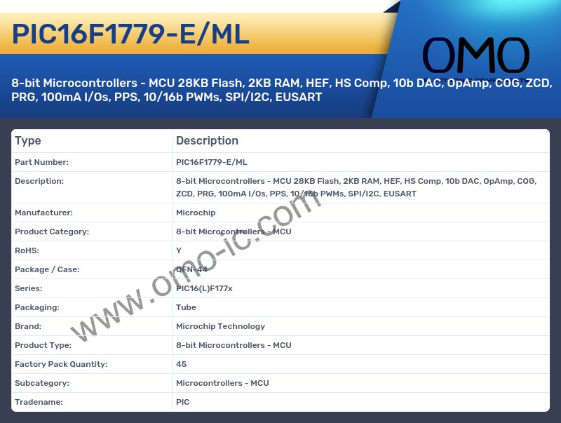 PIC16F1779-E/ML