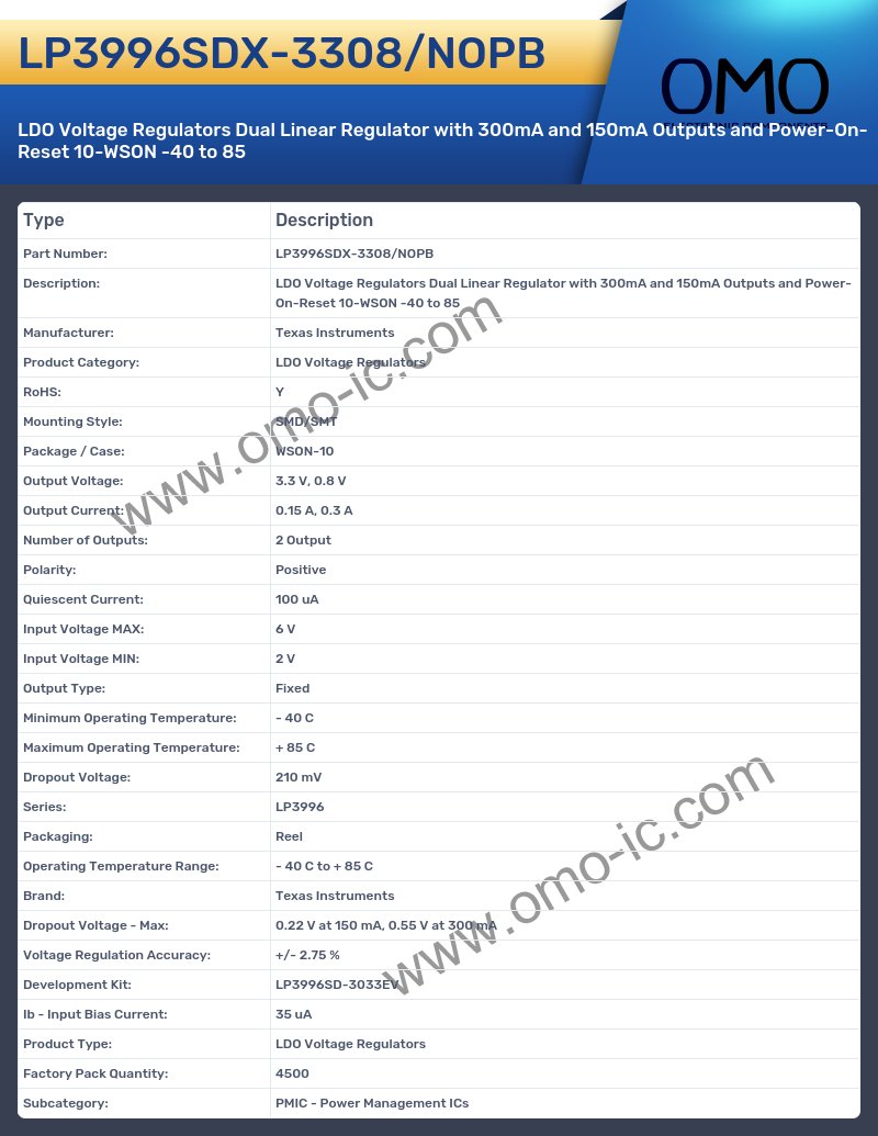LP3996SDX-3308/NOPB