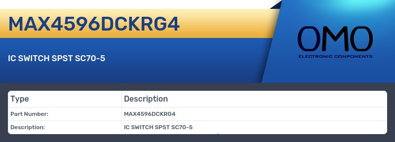 MAX4596DCKRG4