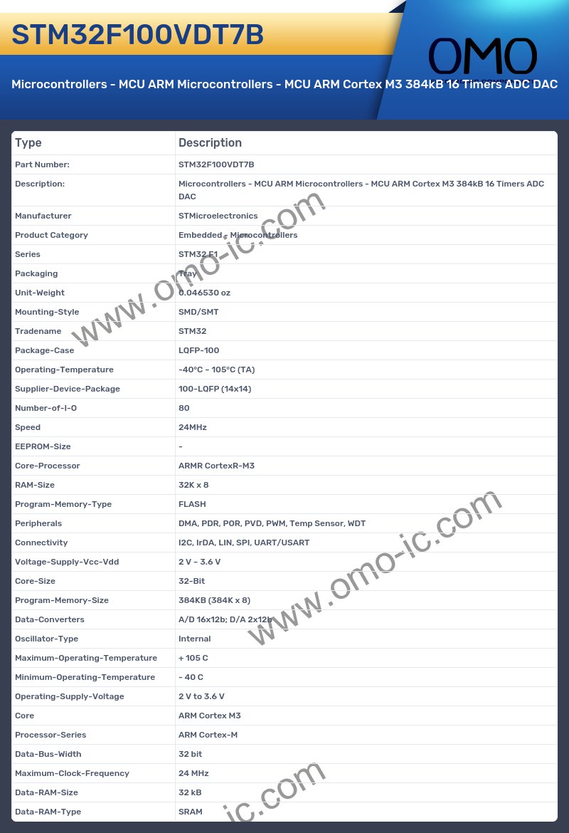 STM32F100VDT7B