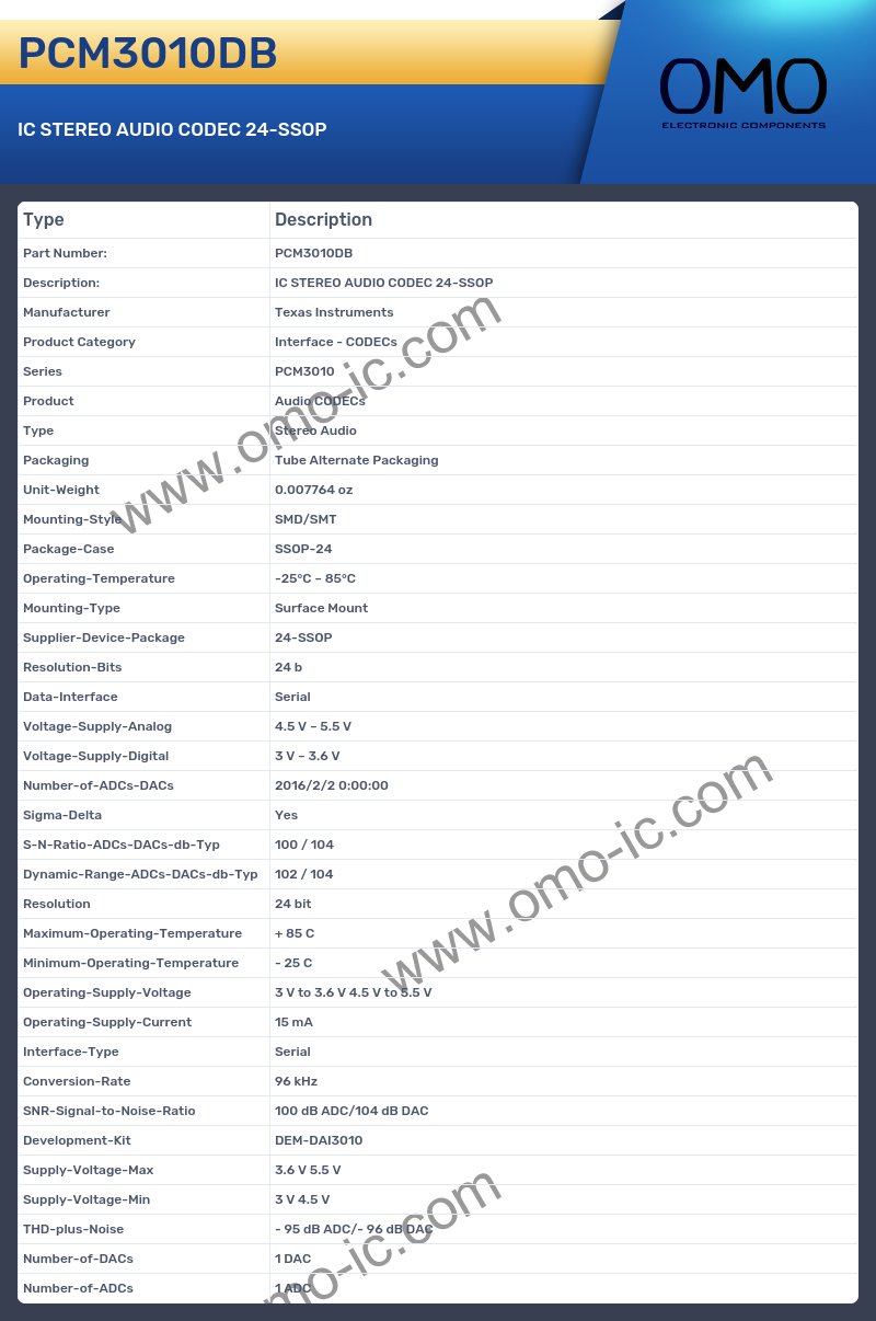 PCM3010DB