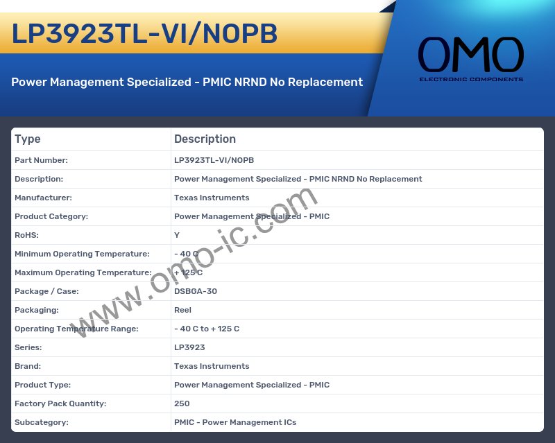 LP3923TL-VI/NOPB