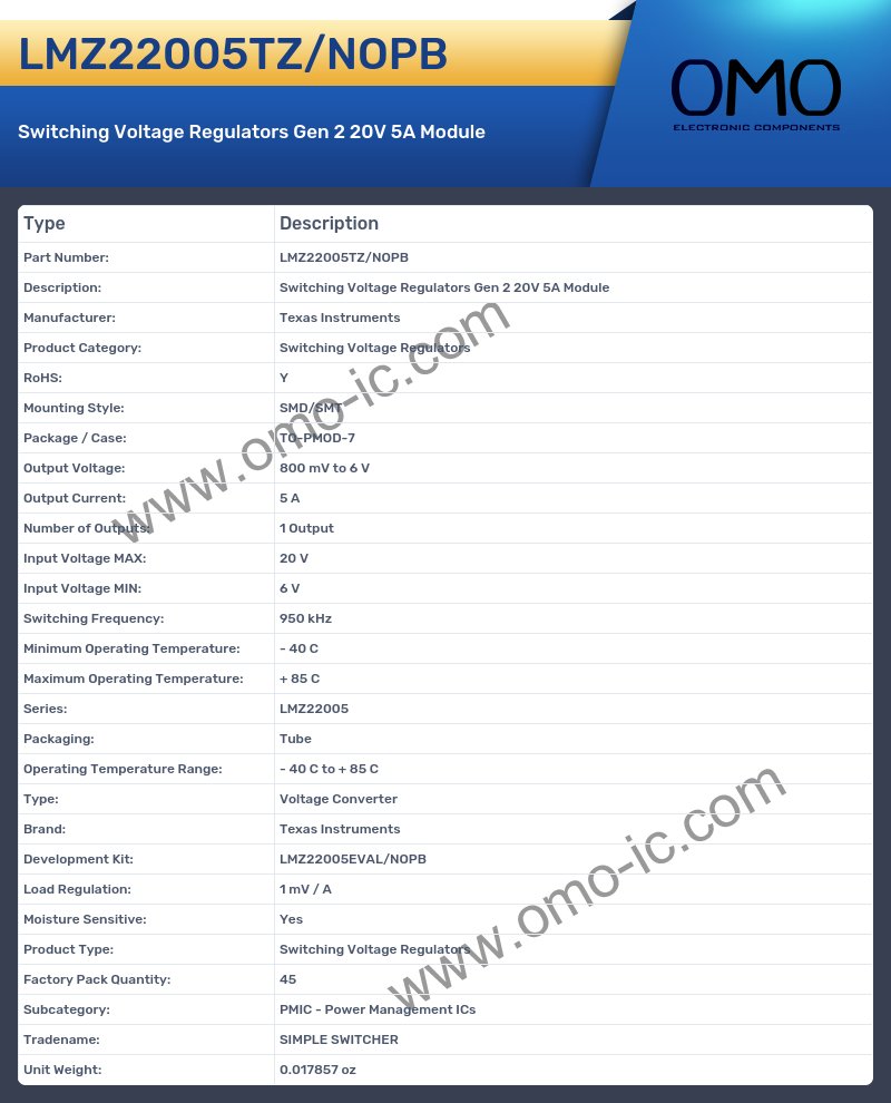 LMZ22005TZ/NOPB