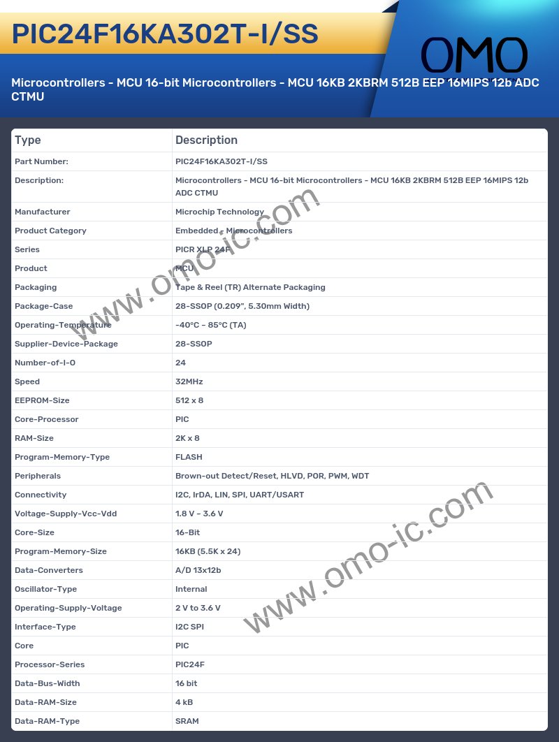 PIC24F16KA302T-I/SS