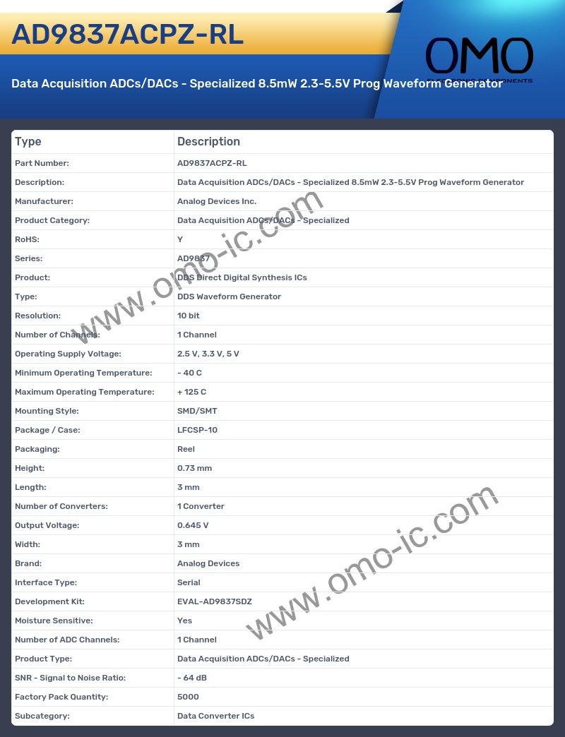 AD9837ACPZ-RL