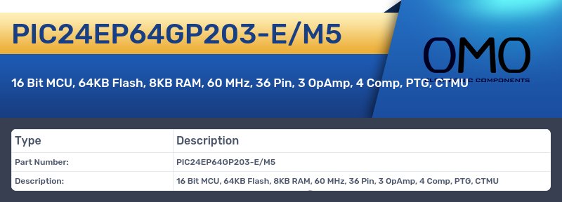 PIC24EP64GP203-E/M5